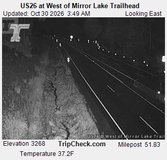 US26 at West of Mirror Lake Trailhead